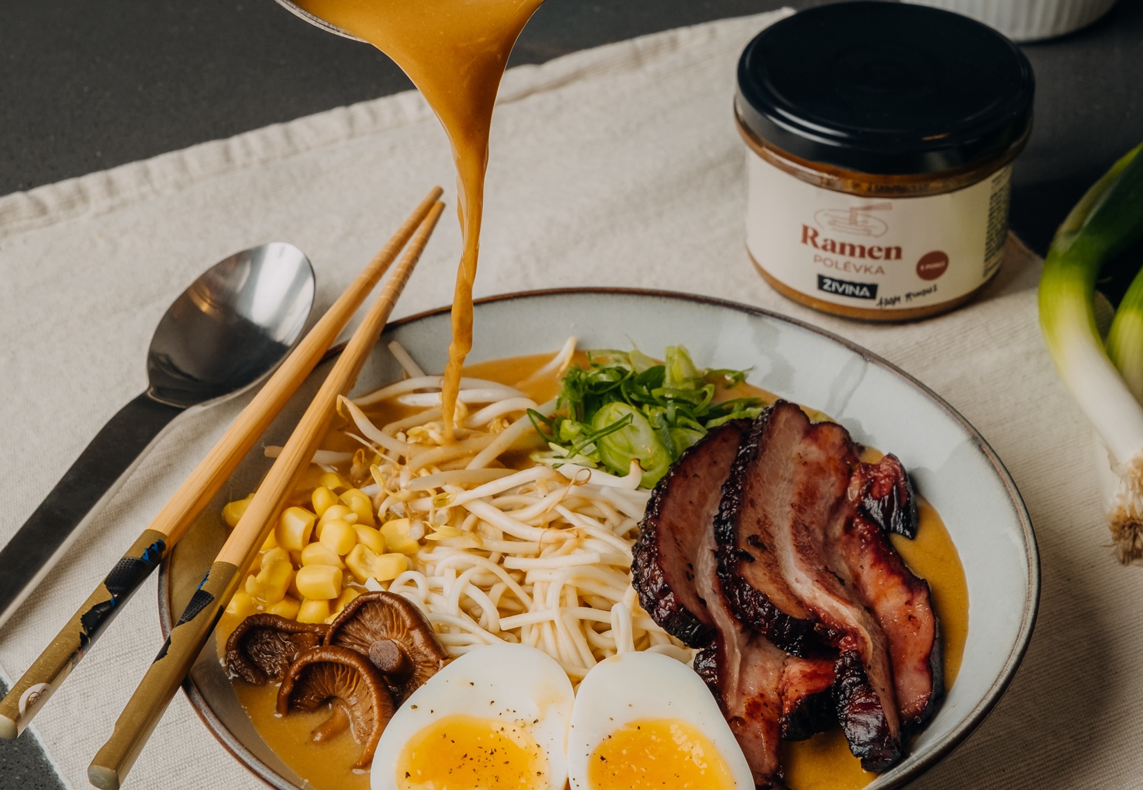 Ramen polévka Adam Rundus